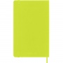 Notebook MOLESKINE Classic L (13x21cm), plain, hard cover, 240 pages, lemon green