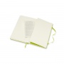 Notebook MOLESKINE Classic L (13x21cm), plain, hard cover, 240 pages, lemon green