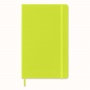 Notebook MOLESKINE Classic L (13x21cm), plain, hard cover, 240 pages, lemon green