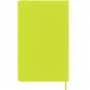 Notebook MOLESKINE Classic L (13x21cm), ruled, hard cover, 240 pages, lemon green