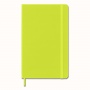 Notebook MOLESKINE Classic L (13x21cm), ruled, hard cover, 240 pages, lemon green