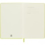 Notebook MOLESKINE Classic L (13x21cm), ruled, hard cover, 240 pages, lemon green