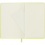 Notebook MOLESKINE Classic L (13x21cm), ruled, hard cover, 240 pages, lemon green