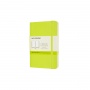 Notebook MOLESKINE Classic P (9x14cm), plain, soft cover, 192 pages, lemon green