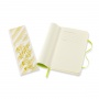 Notebook MOLESKINE Classic P (9x14cm), plain, soft cover, 192 pages, lemon green