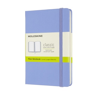 Notebook MOLESKINE Classic P (9x14cm), plain, hard cover, 192 pages, hydrangea blue