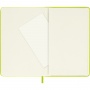 Notes MOLESKINE Classic P (9x14cm), w linie, twarda oprawa, 192 strony, lemon green, Notatniki, Zeszyty i bloki