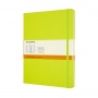 Notes MOLESKINE Classic XL (19x25cm), w linie, twarda oprawa, 192 strony, lemon green, Notatniki, Zeszyty i bloki