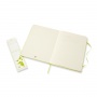 Notebook MOLESKINE Classic XL (19x25cm), ruled, soft cover, 192 pages, lemon green