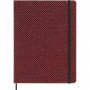 Collector's set MOLESKINE Shine, envelope + fountain pen Kaweco + undated planner, metallic red