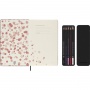 Set MOLESKINE Pro Sakura 2023, plain notebook L + set of pencils