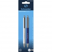 Automatic pen SCHNEIDER Evo Pro, M, 2 pcs, blister, color mix