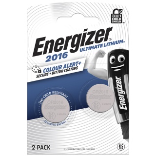 Bateria specjalistyczna ENERGIZER Ultimate Lithium, CR2016, 3V, 2szt., Baterie, Urządzenia i maszyny biurowe