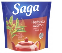 Herbata SAGA, czarna, 75 torebek