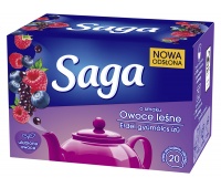 Herbata SAGA, owoce leśne, 20 torebek