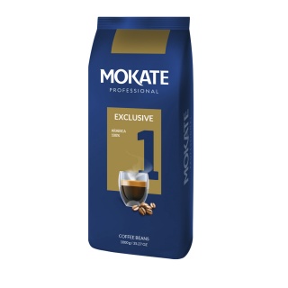 Kawa MOKATE Professional Exclusive, ziarnista, 1000g, Kawa, Artykuły spożywcze