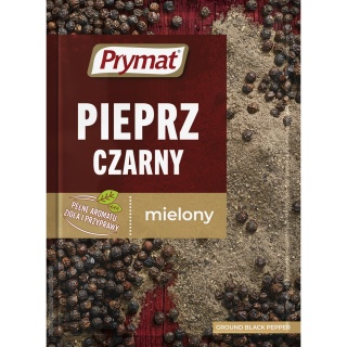 Pieprz czarny PRYMAT, mielony, 20g, Przyprawy, Artykuły spożywcze