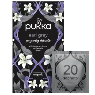 Herbata PUKKA Gorgeous Earl Grey, 20 kopert, Herbaty, Artykuły spożywcze