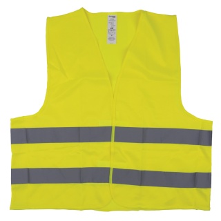 Warning vest DONAU SAFETY, size L, yellow