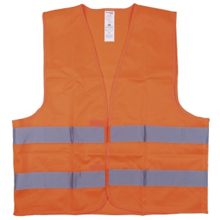 Warning vest DONAU SAFETY, size S, orange