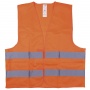 Warning vest DONAU SAFETY, size S, orange