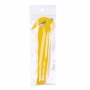 Safety knife DONAU SAFETY, non-removable blade, pendant, yellow