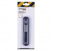 Safety knife DONAU SAFETY, replaceable blade, blister, black