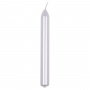 Straight dinner candle DONAU HOME, lacquered, 20x170 mm, 10 pcs, white