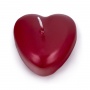 Floating heart candle DONAU HOME, lacquered, 12 pcs, red