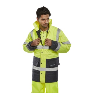 Warning jacket BEESWIFT S-Traffic, size M, yellow/black