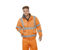 Warning jacket BEESWIFT Bomber, size 4XL, orange