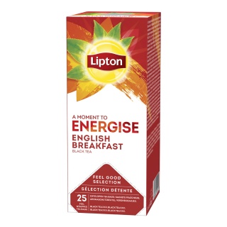 Tea LIPTON Energise, English Breakfast, 25 envelopes