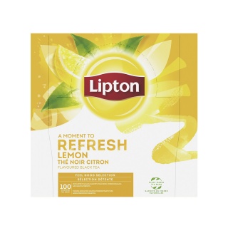 Tea LIPTON Refresh, lemon, 100 envelopes