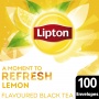 Tea LIPTON Refresh, lemon, 100 envelopes