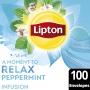 Herbata LIPTON Relax, mięta, 100 kopert, Herbaty, Artykuły spożywcze