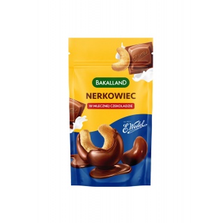 Cashew in milk chocolate, BAKALLAND, 75g