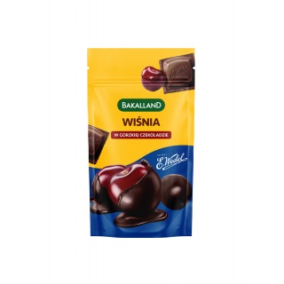 Cherry in dark chocolate, BAKALLAND, 74g