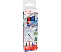 Marker do płyt CD/DVD/BD e-8400 EDDING, 0,5-1mm, 4 szt., mix kolor&oacute;w