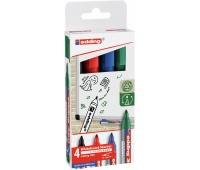 Marker whiteboard e-360 EDDING, 1,5-3 mm, set 4, color mix