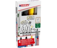 Set of flipchart effect markers e-385, e-380 i e-383 EDDING, set 4, color mix