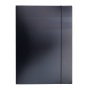 Folder with ruber band OFFICE PRODUCTS, cardboard/ lacquer, A4, 320gsm, 3-ply, color mix