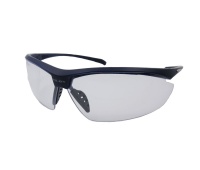 Safety glasses MCR Icebreaker, clear UV lenses, navy frames