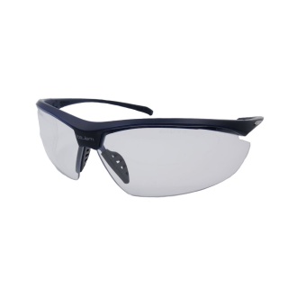 Safety glasses MCR Icebreaker, clear UV lenses, navy frames