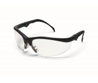 Safety glasses MCR Klondike Plus, clear lenses, black frames