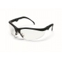 Safety glasses MCR Klondike Plus, clear lenses, black frames