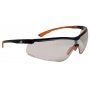 Safety glasses MCR Marazion, tinted UV lenses, black-orange frames