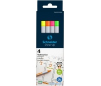 Highlighter set SCHNEIDER Shine-Up, 1-4mm, 4pcs, hanging box, color mix