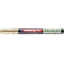Water-based oil marker e-51 EDDING EcoLine, 1-2mm, gold