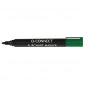 Flipchart marker Q-CONNECT, round, zielony