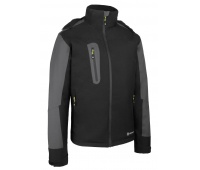 Kurtka przeciwdeszczowa BEESWIFT, ocieplana, rozm. 5XL, czarno/szara